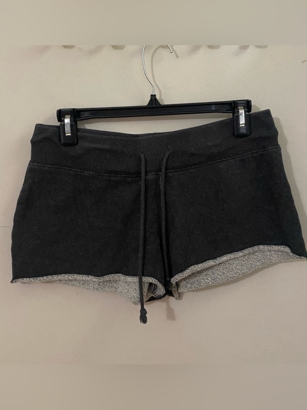 Brandy Melville Black Drawstring Lounge Comfy Mini Shorts